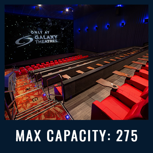 Galaxy Theatres Unique Meeting Space Frame Max Capacity