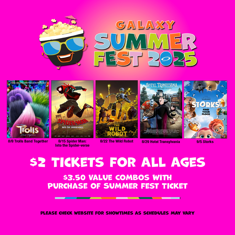 Newsflash Galaxy Summer Fest Aug.Sept