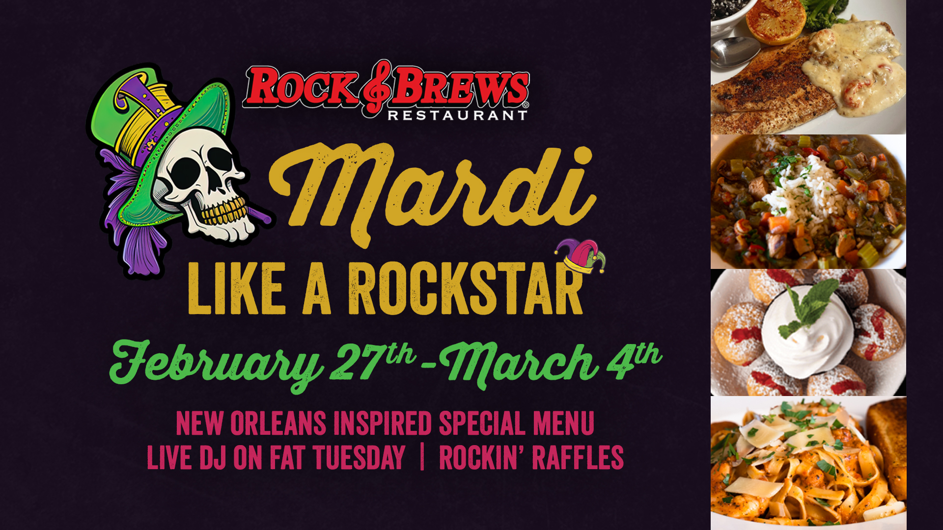 Rock and Brews Mardi Gras